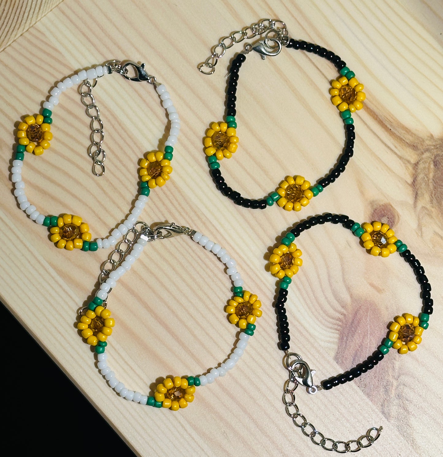 Sunflower bracelet