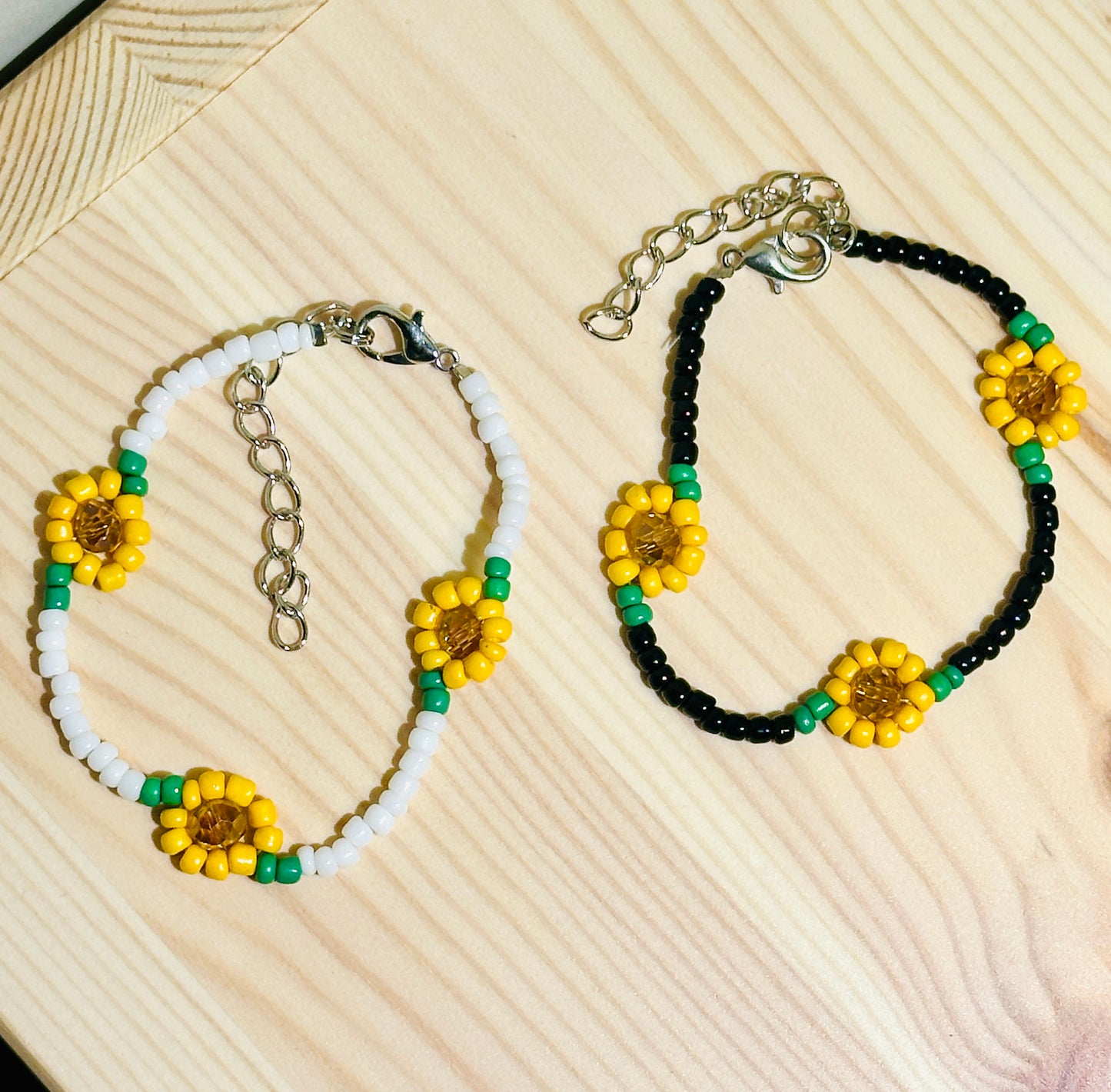 Sunflower bracelet