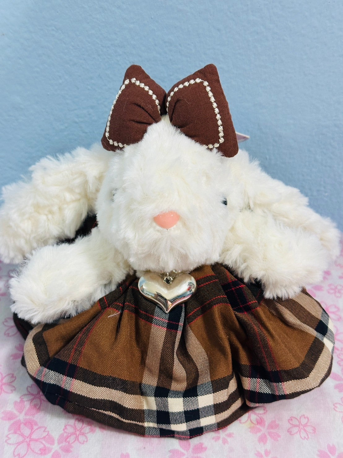 Rabbit Plush With Strap 8 inches