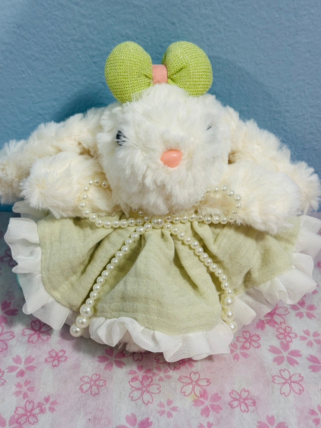 Rabbit Plush With Strap 8 inches